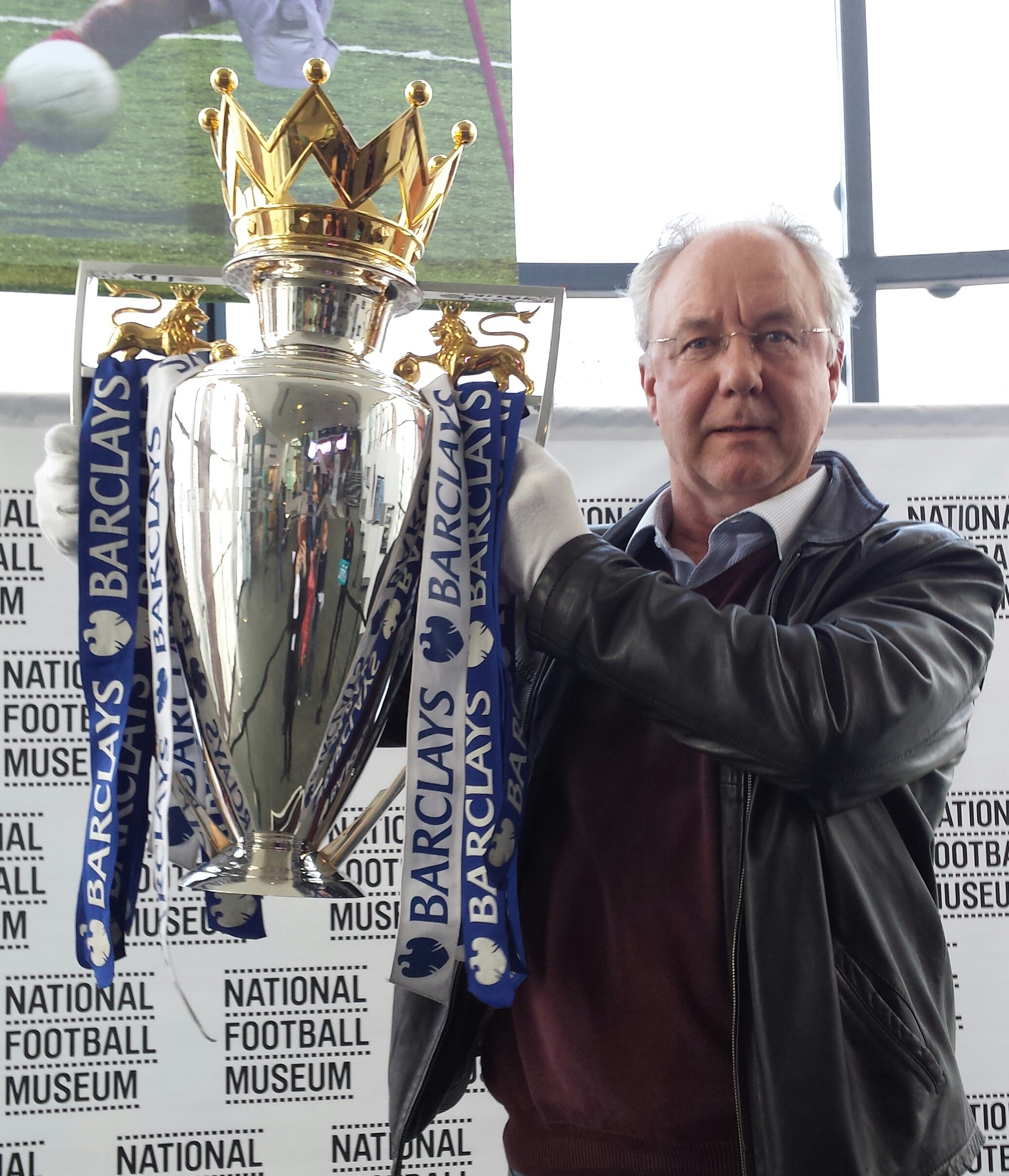 Me and the Premier league trophy
