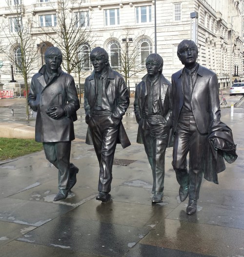 Beatles walking two