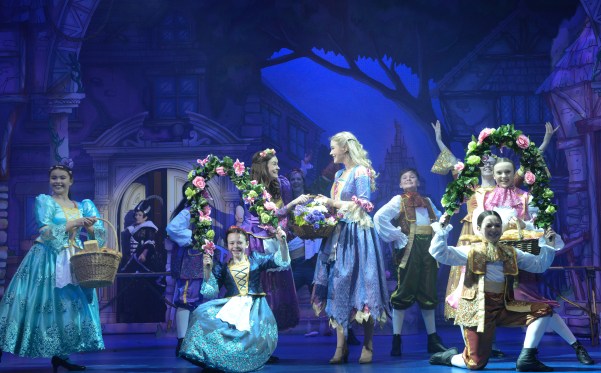 The cast of Cinderella at the Belgrade Theatre - Credit Robert Day